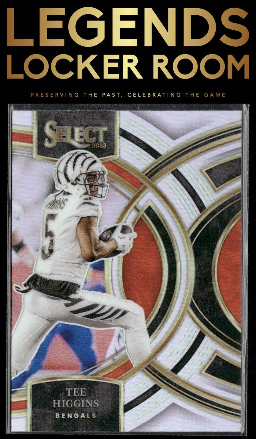 2023 Panini Select #112 Tee Higgins Silver Prizms