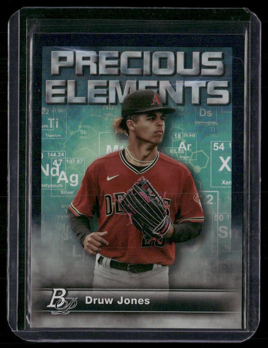 2023 Bowman Platinum #PE-16 Druw Jones Precious Elements