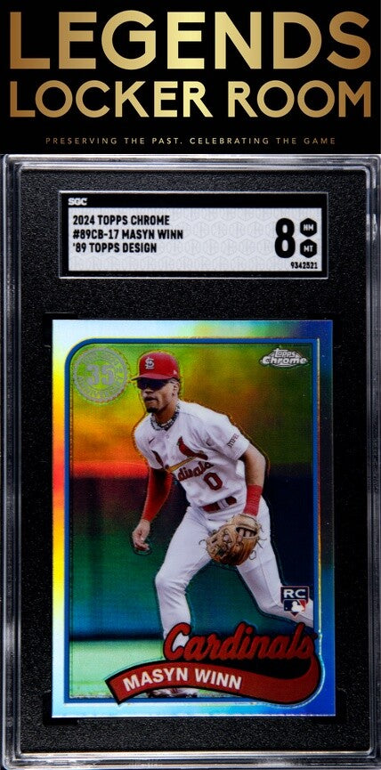 2024 Topps Chrome #89CB-17 Masyn Winn '89 Des. SGC 8