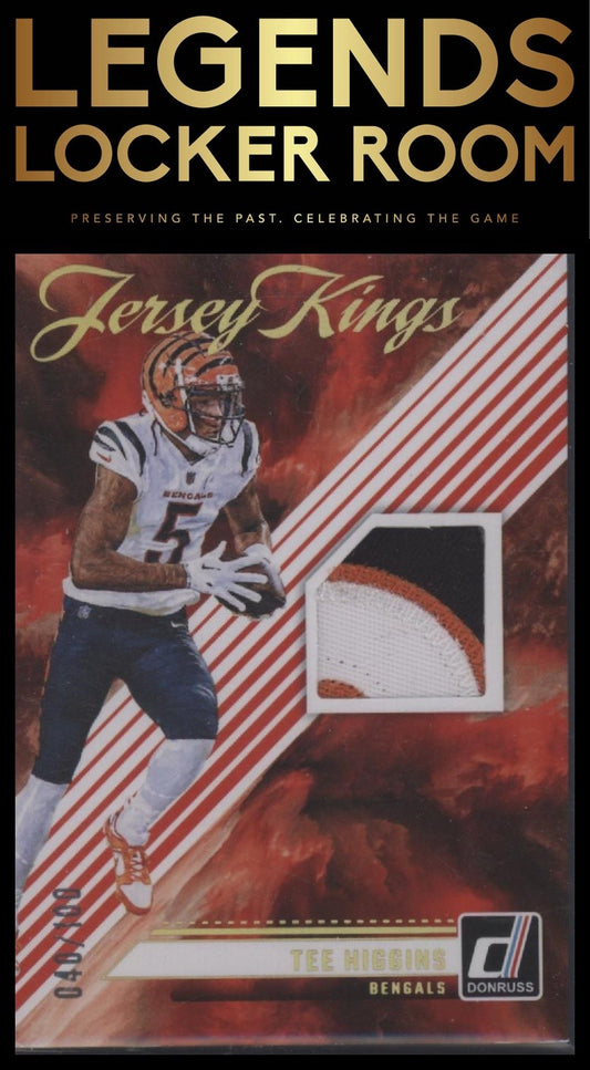 2024 Donruss #JK-THI Tee Higgins Jersey Kings Studio Series #/100