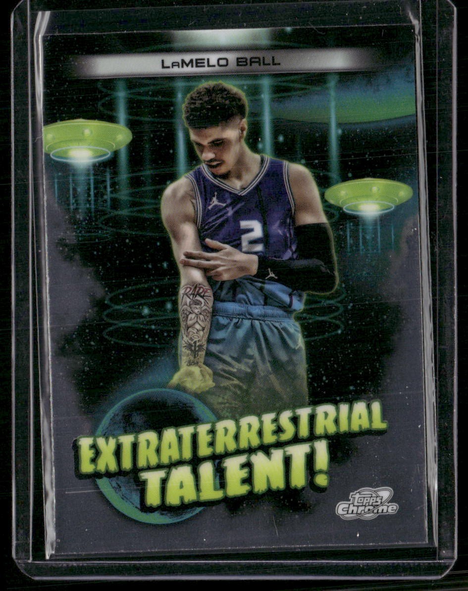 2023-24 Topps Chrome Cosmic #ET-10 LaMelo Ball Extraterrestrial Talent