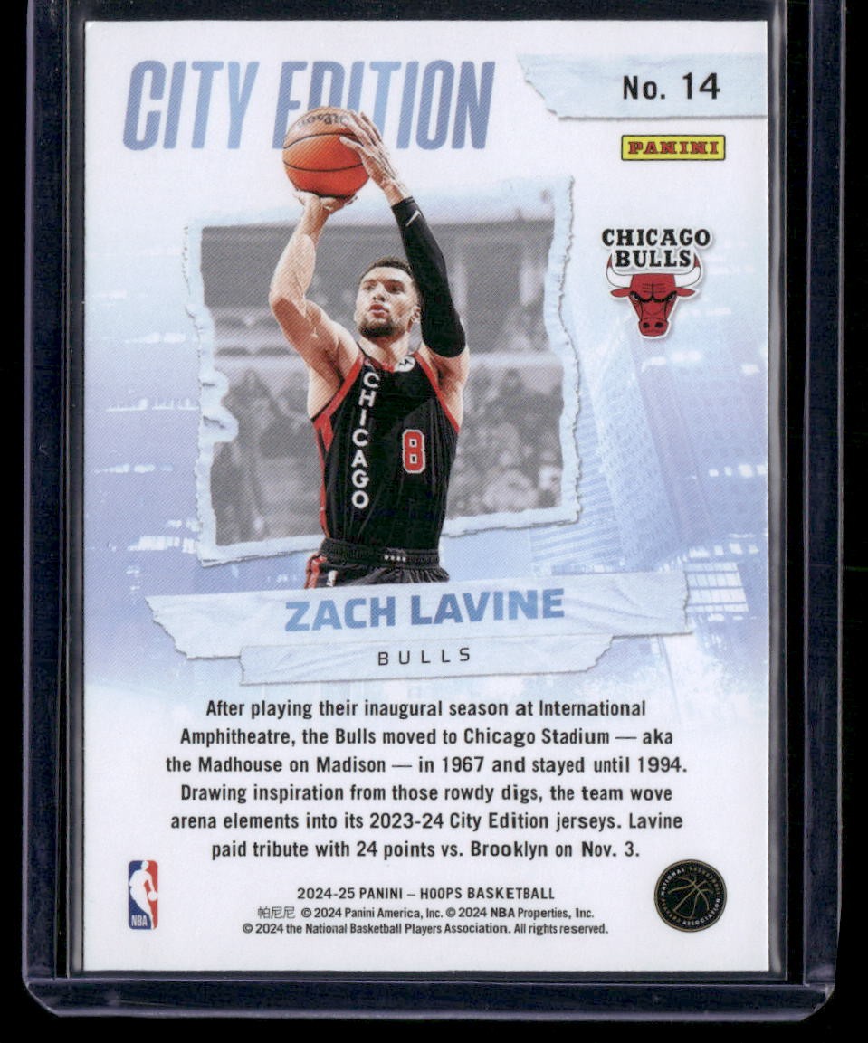 2024-25 Hoops #14 Zach LaVine City Edition