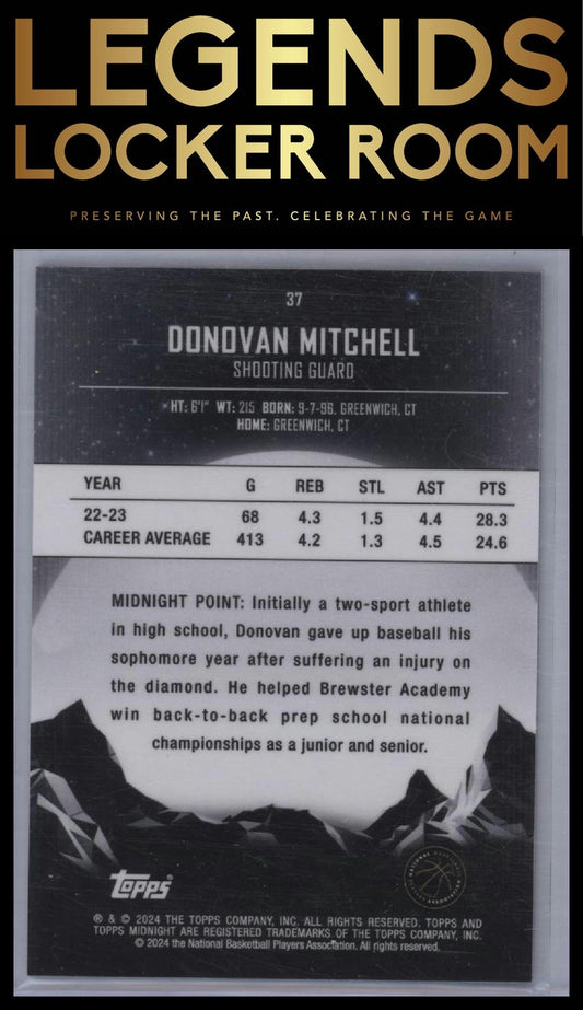 2023-24 Topps Midnight #37 Donovan Mitchell Twilight #/99