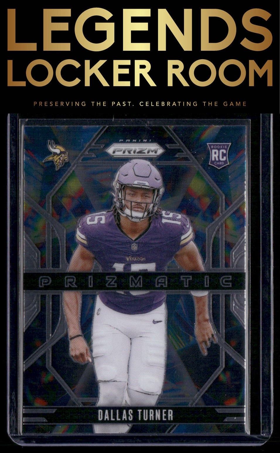 2024 Panini Prizm #17 Dallas Turner Prizmatic