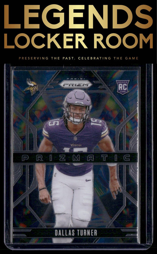2024 Panini Prizm #17 Dallas Turner Prizmatic