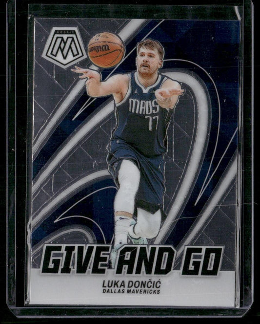 2023-24 Panini Mosaic #11 Luka Doncic Give and Go