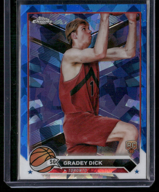 2023-24 Topps Chrome Sapphire #169 Gradey Dick