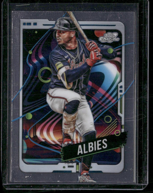2024 Topps Chrome Cosmic #166 Ozzie Albies