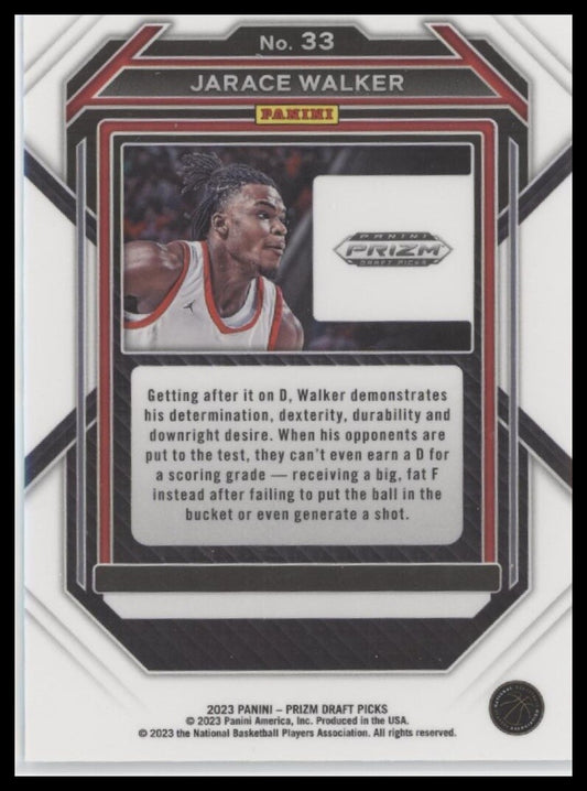 2023 Panini Prizm Draft Picks #33 Jarace Walker