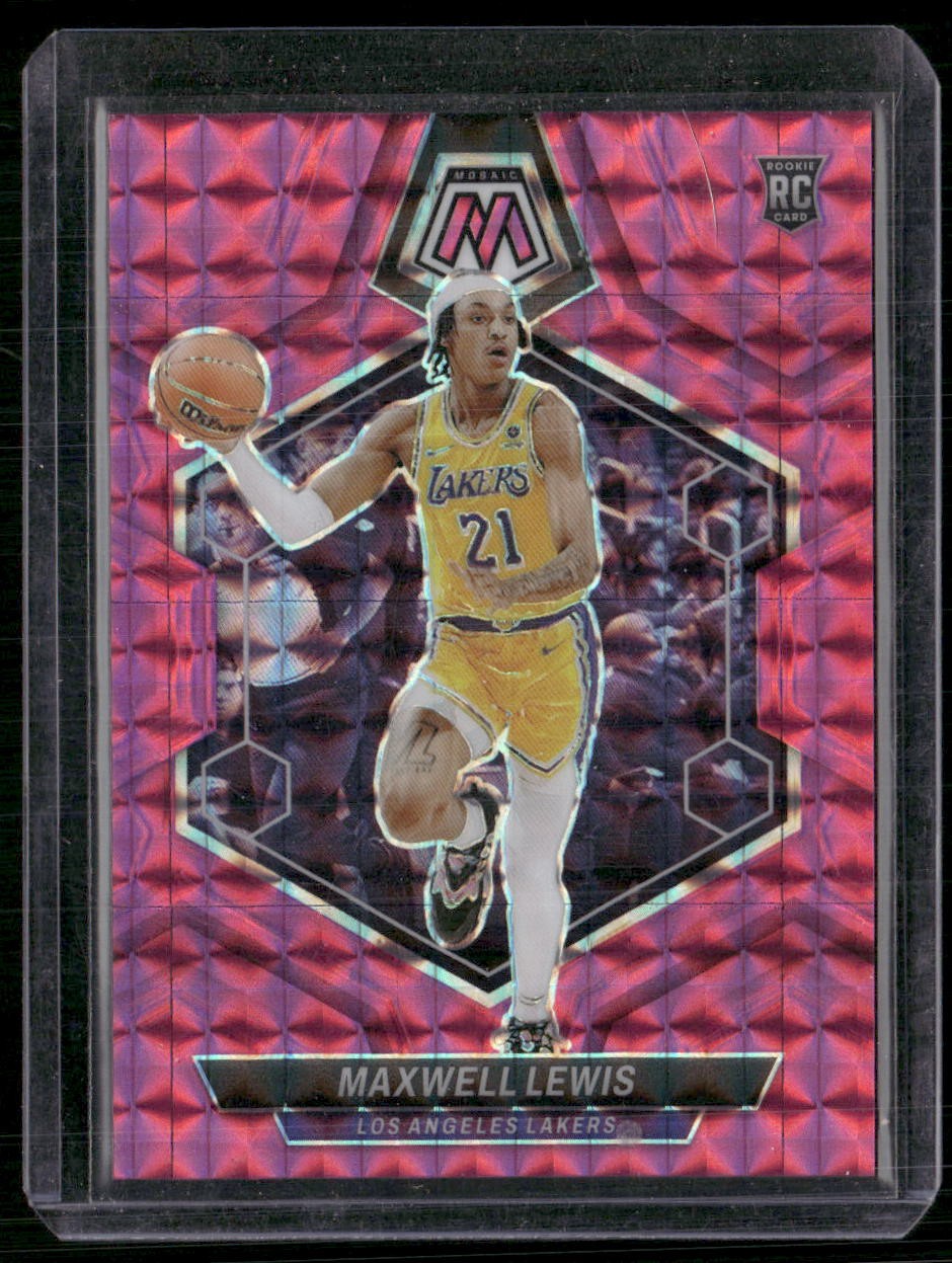 2023-24 Panini Mosaic #227 Maxwell Lewis Pink #/149