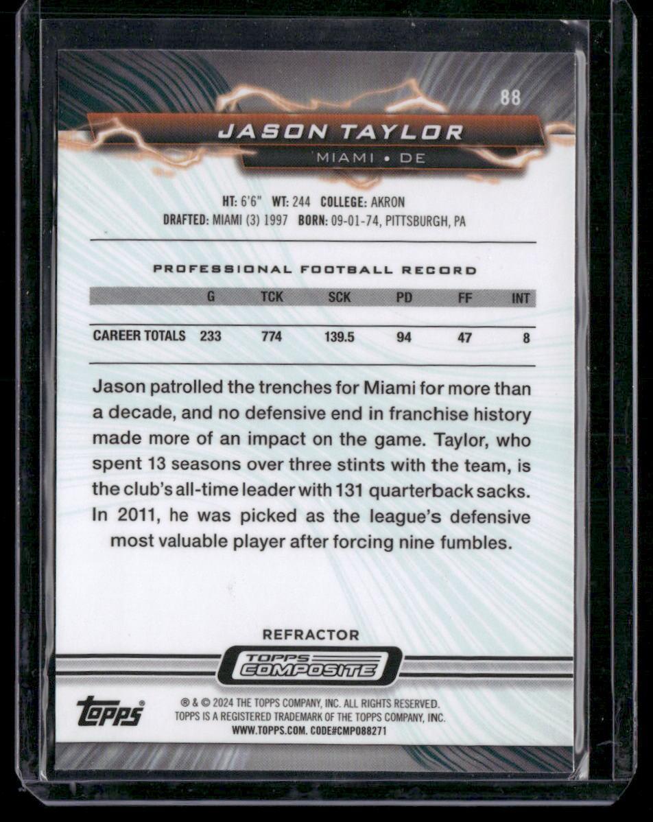2023 Topps Composite #88 Jason Taylor Refractor