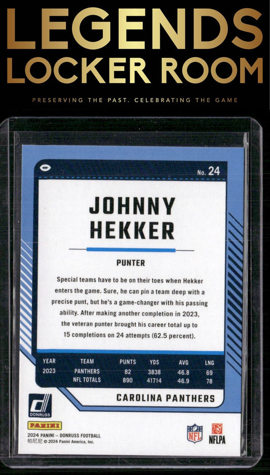 2024 Donruss #24 Johnny Hekker
