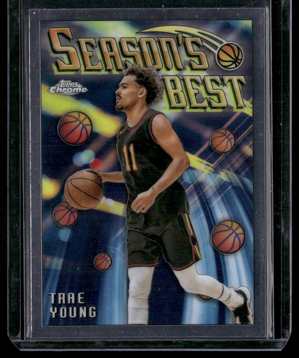 2023-24 Topps Chrome #SB-9 Trae Young Seasons Best