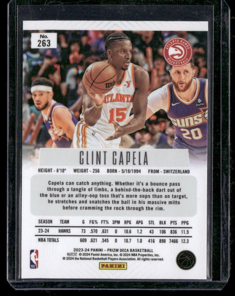 2023-24 Panini Prizm Deca #263 Clint Capela