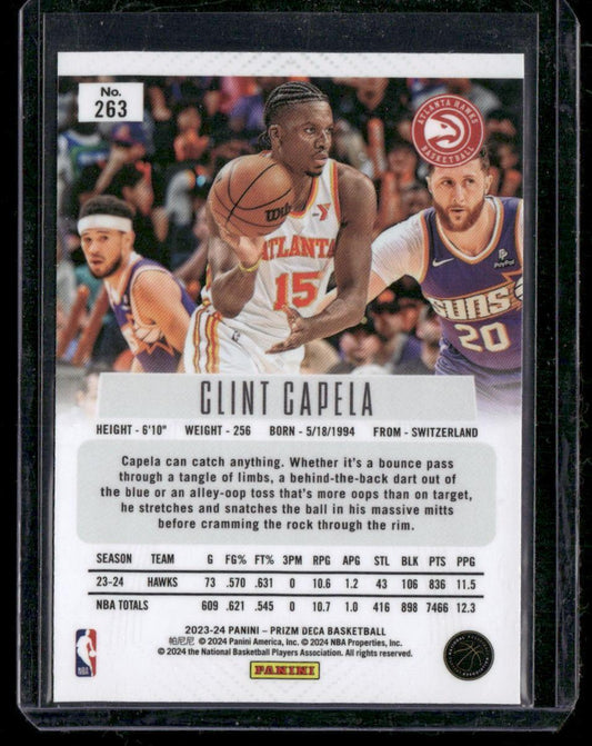 2023-24 Panini Prizm Deca #263 Clint Capela
