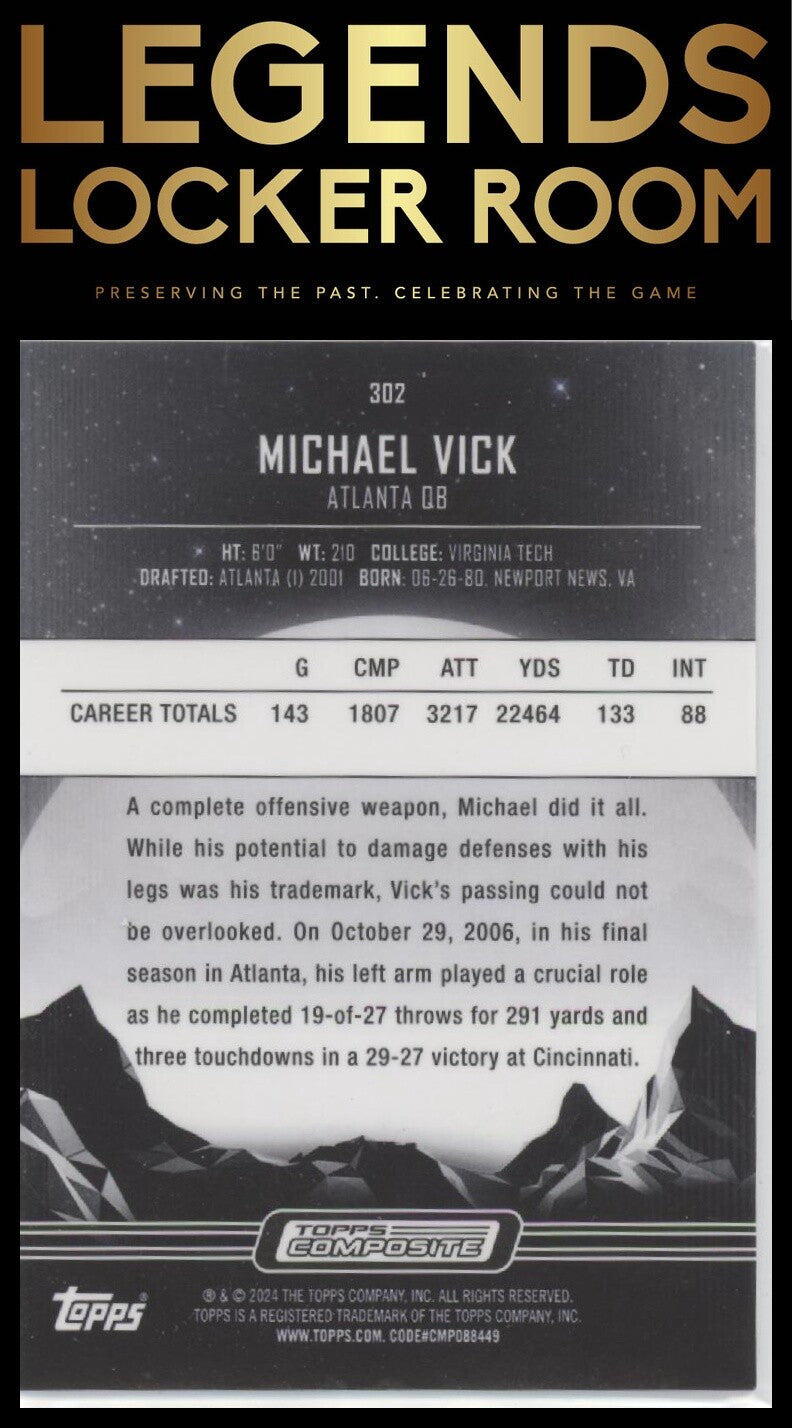 2023 Topps Midnight #302 Michael Vick