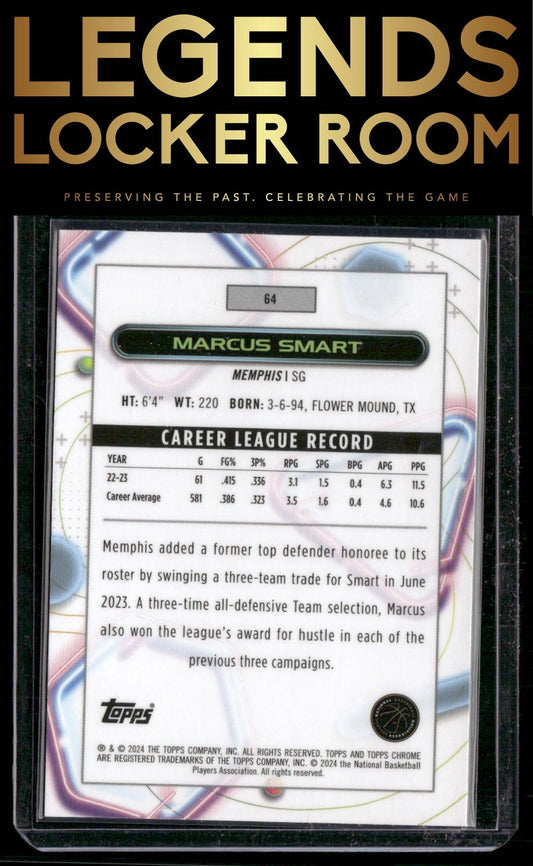 2023-24 Topps Chrome Cosmic #64 Marcus Smart