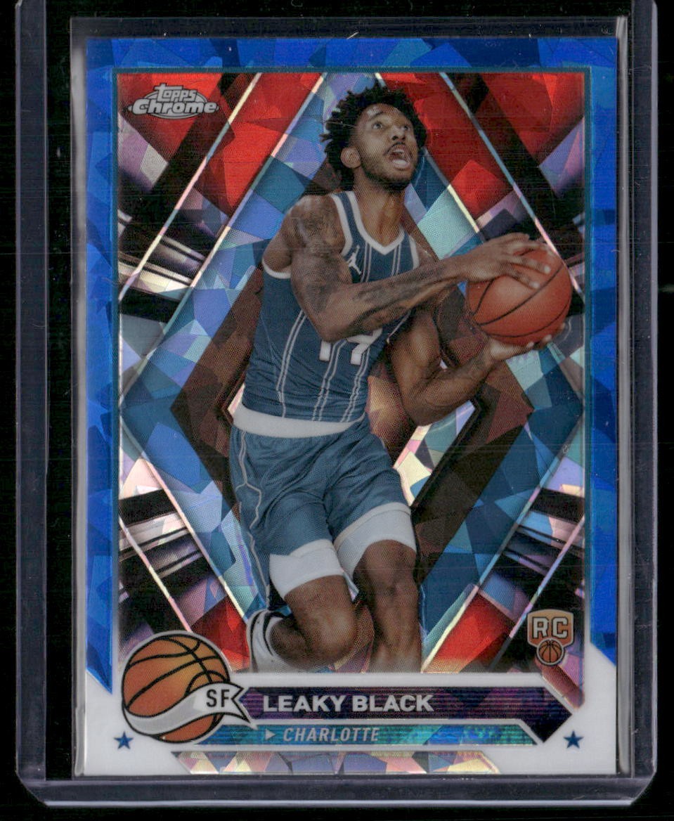 2023-24 Topps Chrome Sapphire #51 Leaky Black
