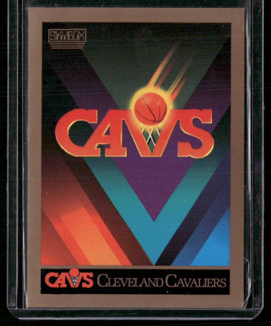 1990-91 SkyBox #332 Cleveland Cavaliers Logo/Checklist
