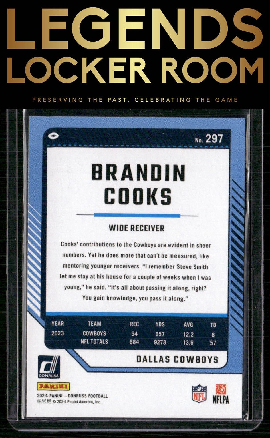 2024 Donruss #297 Brandin Cooks