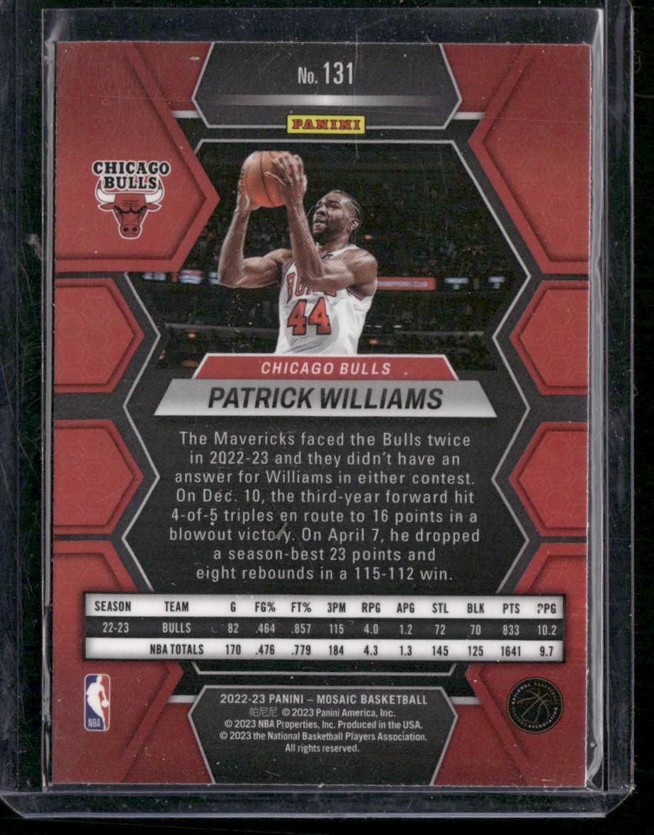 2022-23 Panini Mosaic #131 Patrick Williams