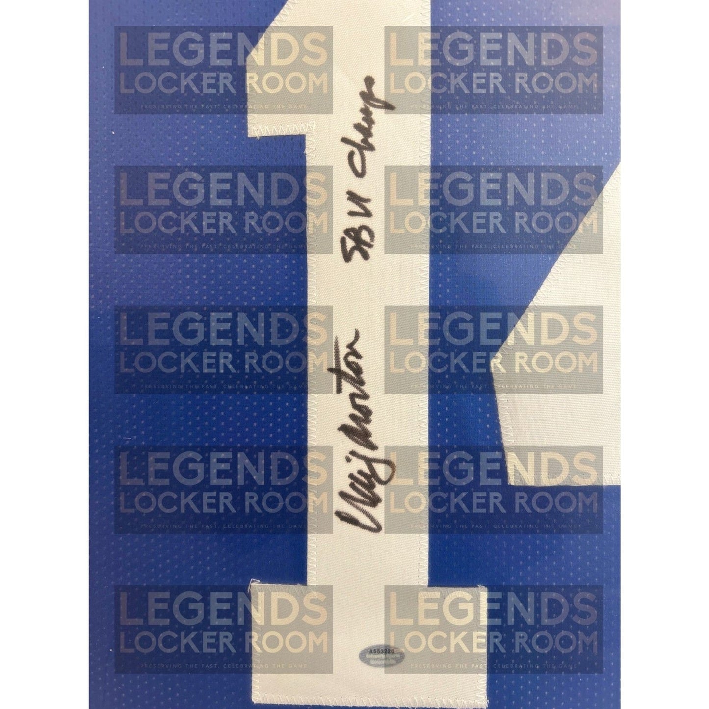 Framed Craig Morton Autographed Jersey (With Certificate of Authenticity)