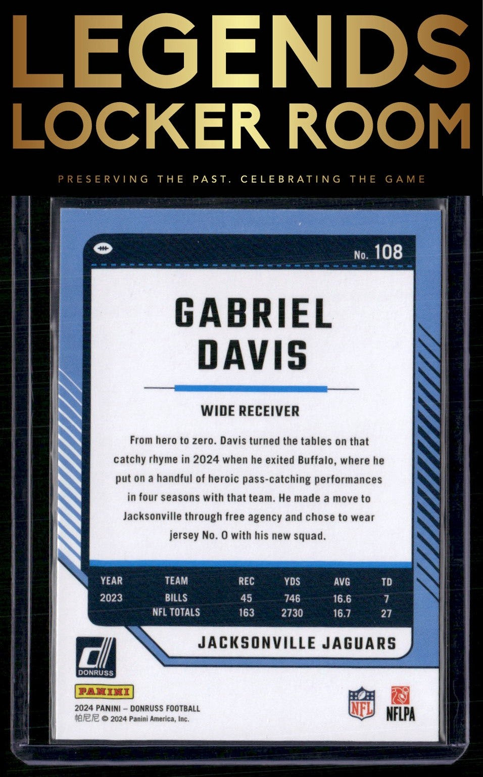 2024 Donruss #108 Gabriel Davis