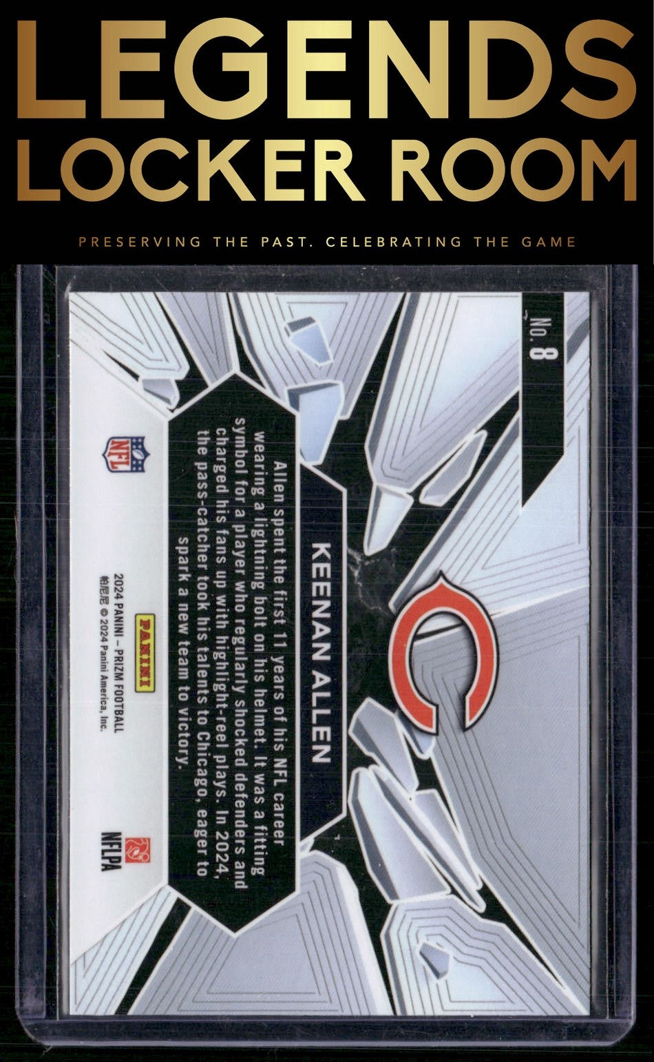 2024 Panini Prizm #8 Keenan Allen Prizm Break