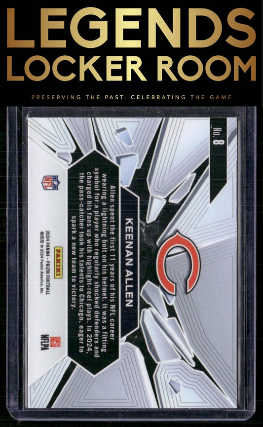 2024 Panini Prizm #8 Keenan Allen Prizm Break