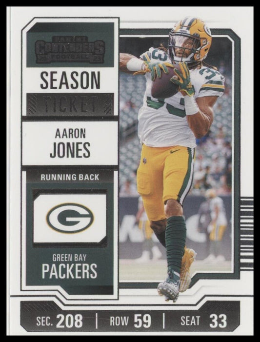 2023 Panini Contenders #36 Aaron Jones