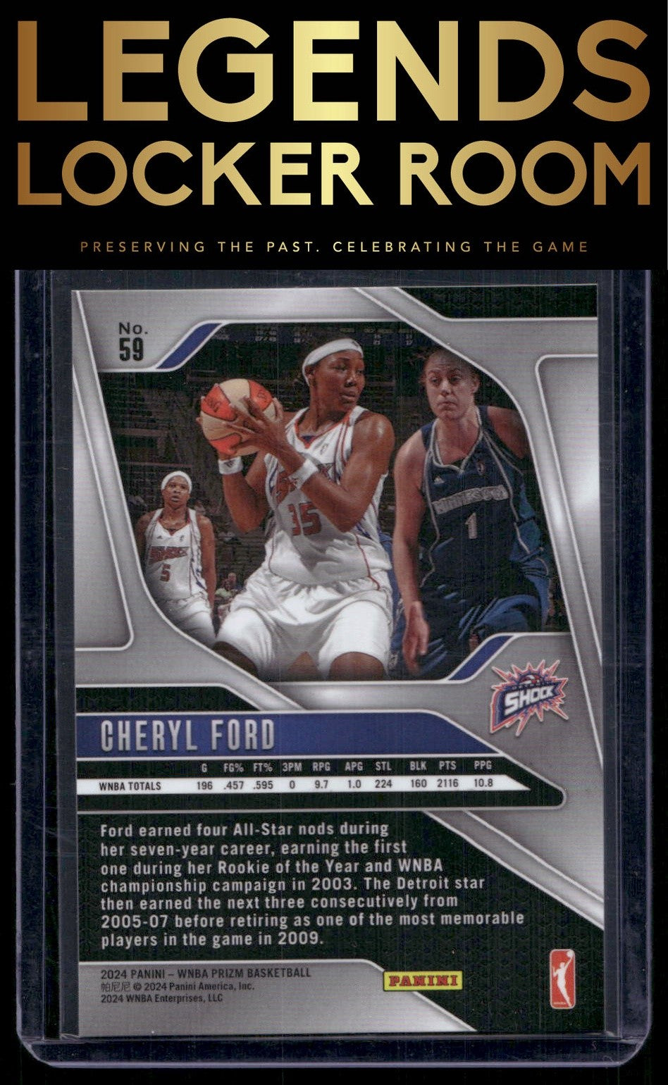 2024 Panini Prizm WNBA #59 Cheryl Ford