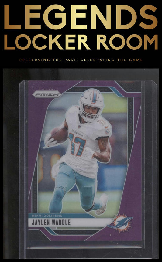 2024 Panini Prizm #178 Jaylen Waddle Purple #/125