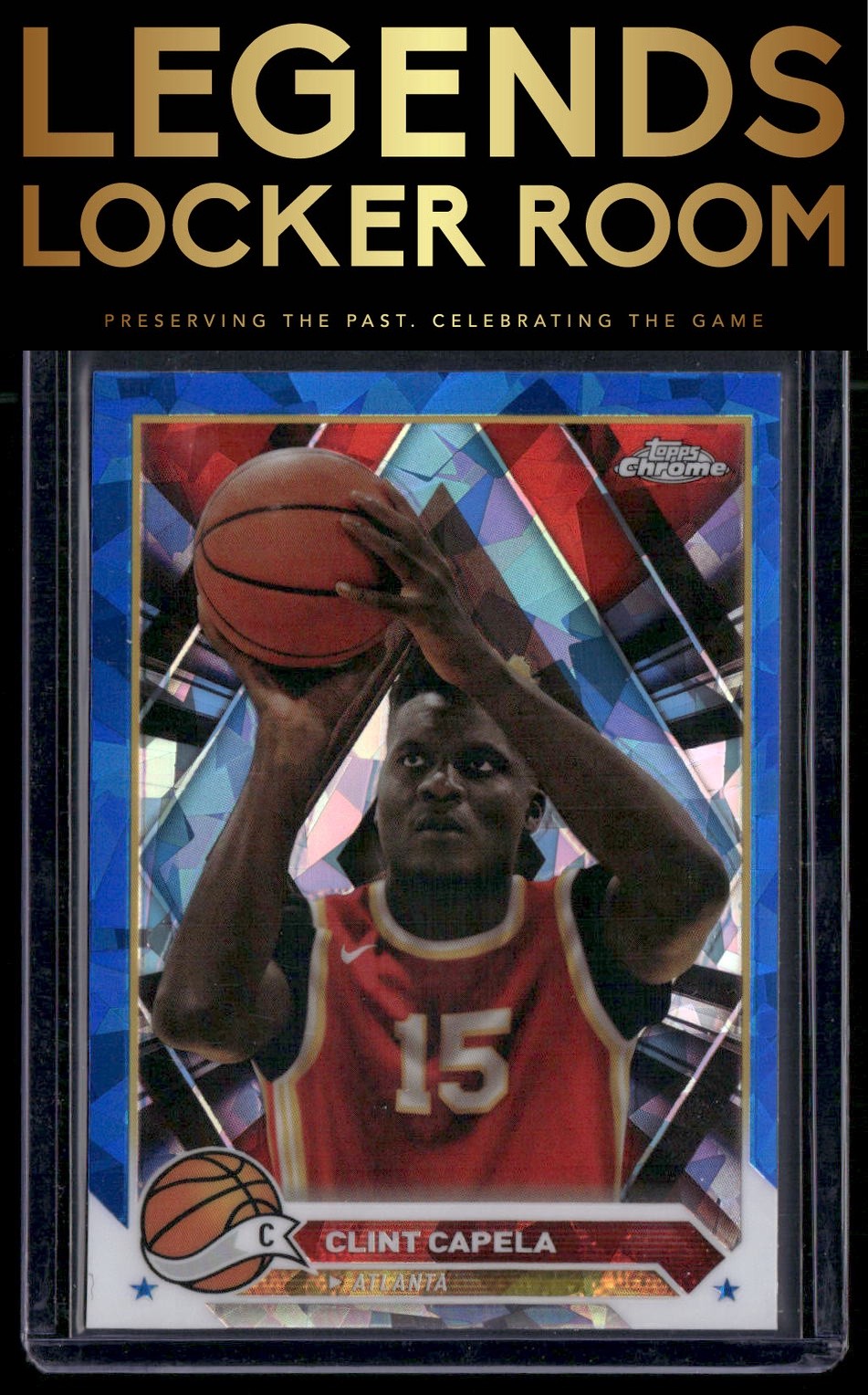 2023-24 Topps Chrome Sapphire Edition #69 Clint Capela
