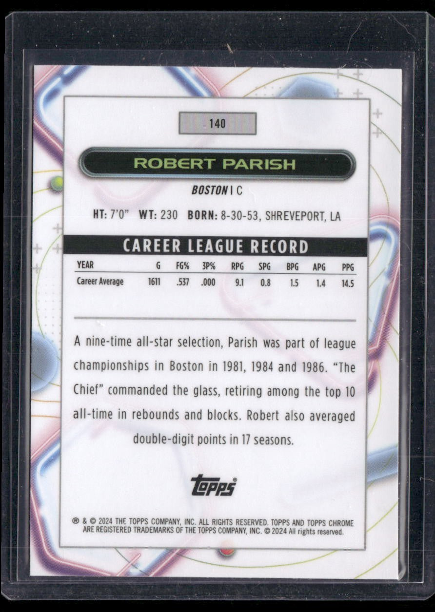 2023-24 Topps Chrome Cosmic #140 Robert Parish Nucleus Refractors