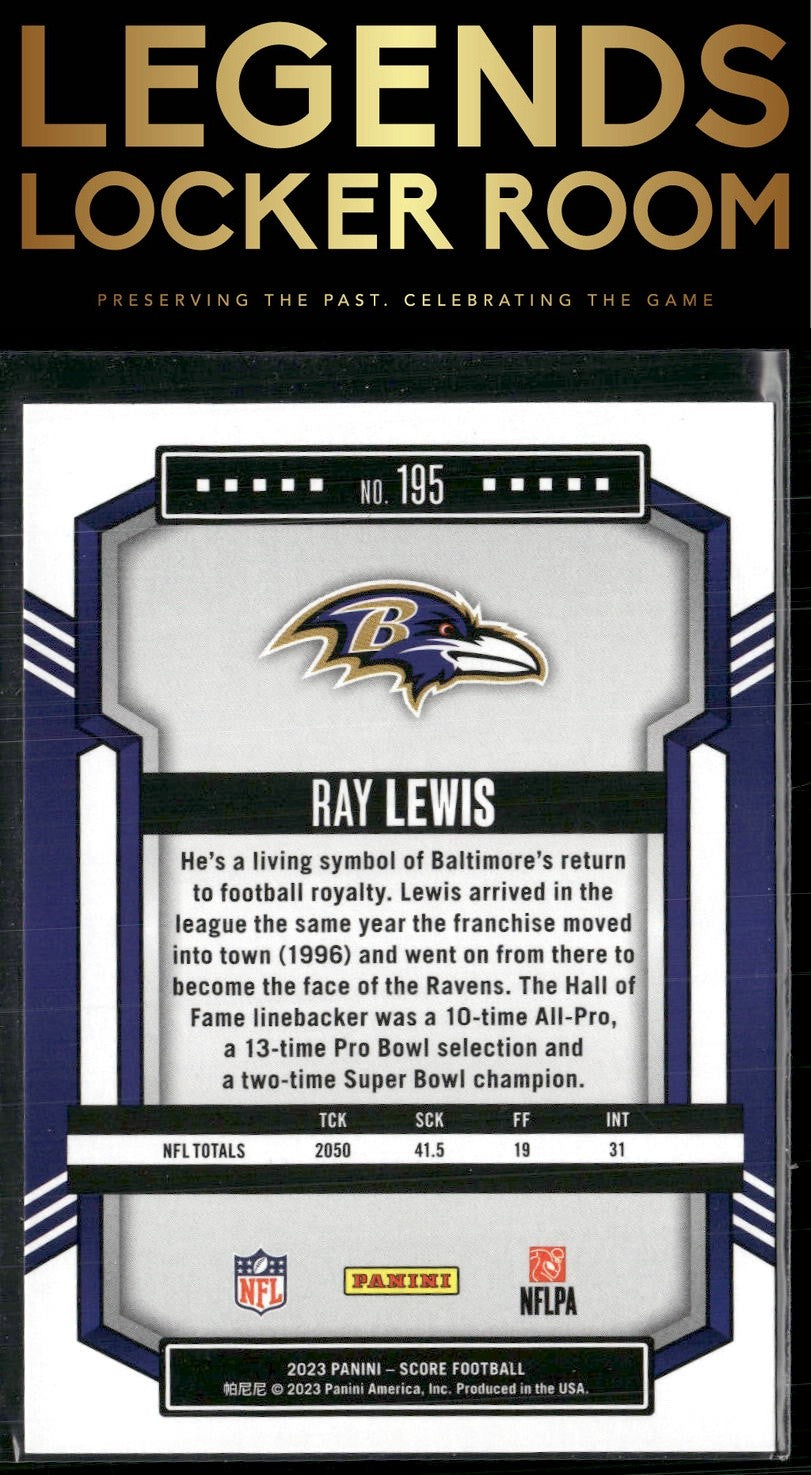 2023 Score #195 Ray Lewis