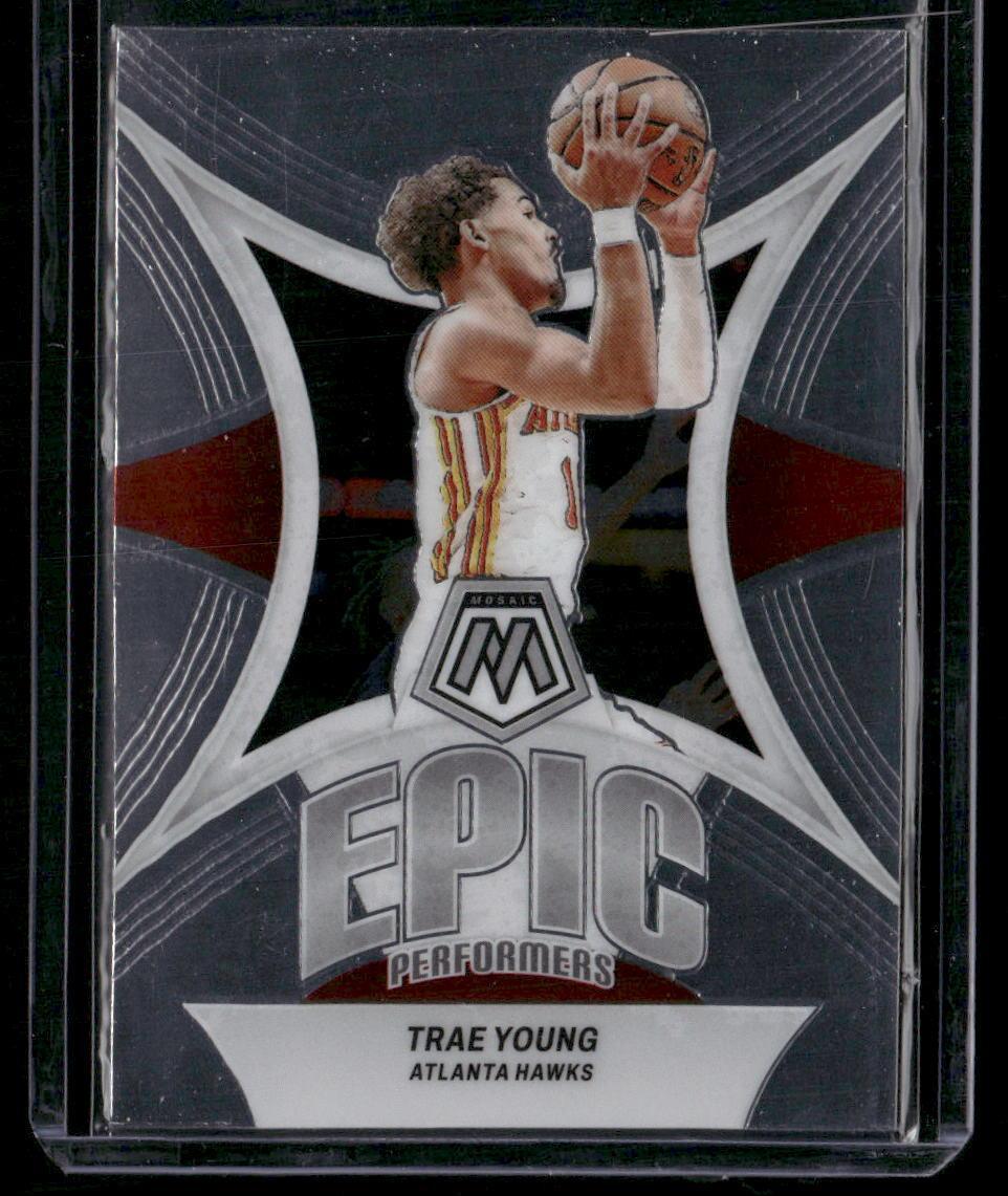 2023-24 Panini Mosaic #6 Trae Young Epic Performers