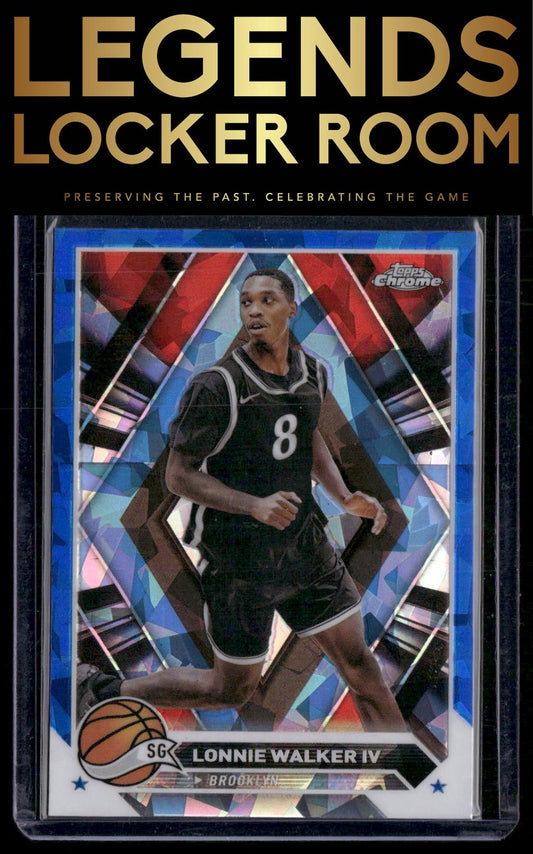 2023-24 Topps Chrome Sapphire Edition #177 Lonnie Walker IV