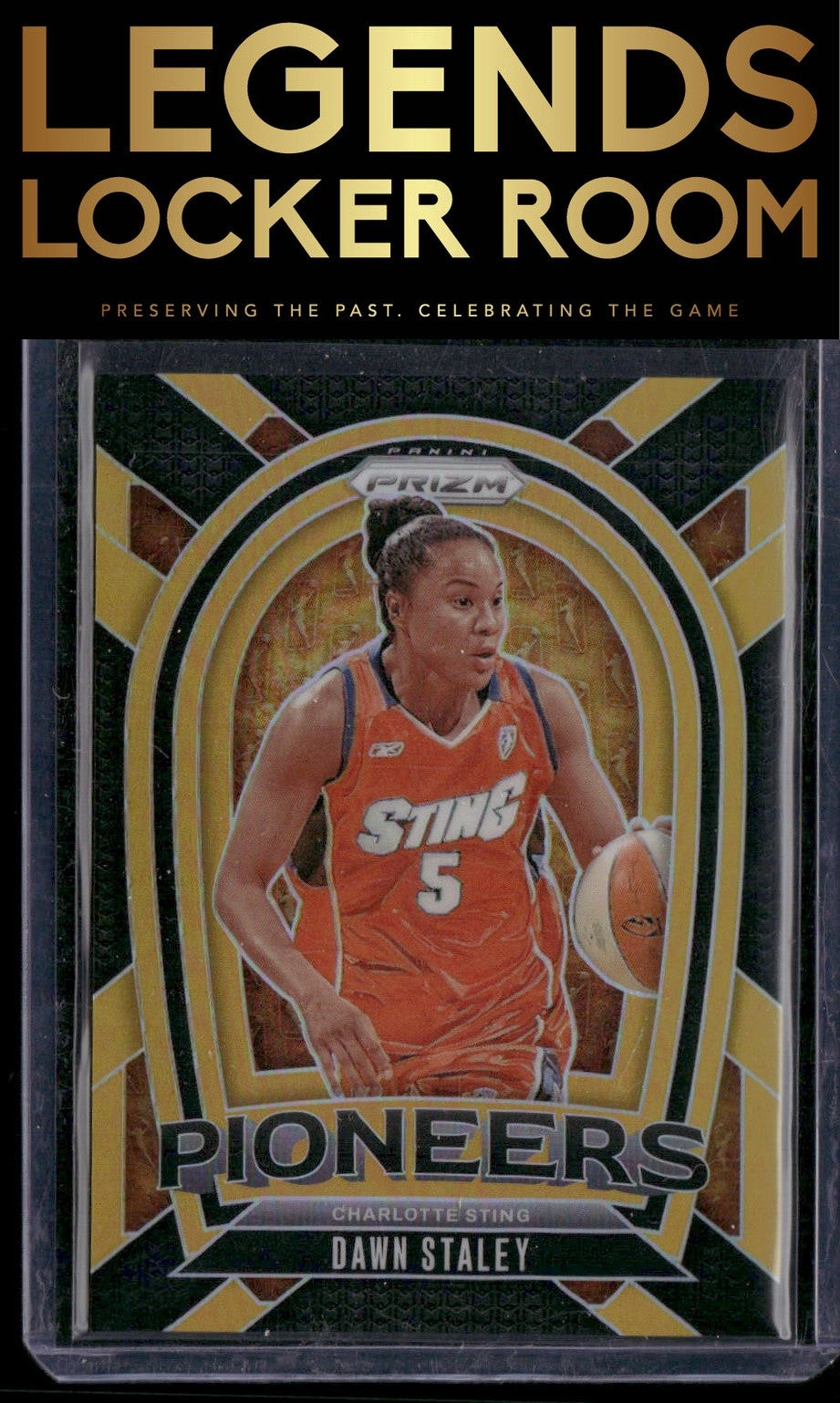 2024 Panini Prizm WNBA #1 Dawn Staley Pioneers Prizms Gold #/10