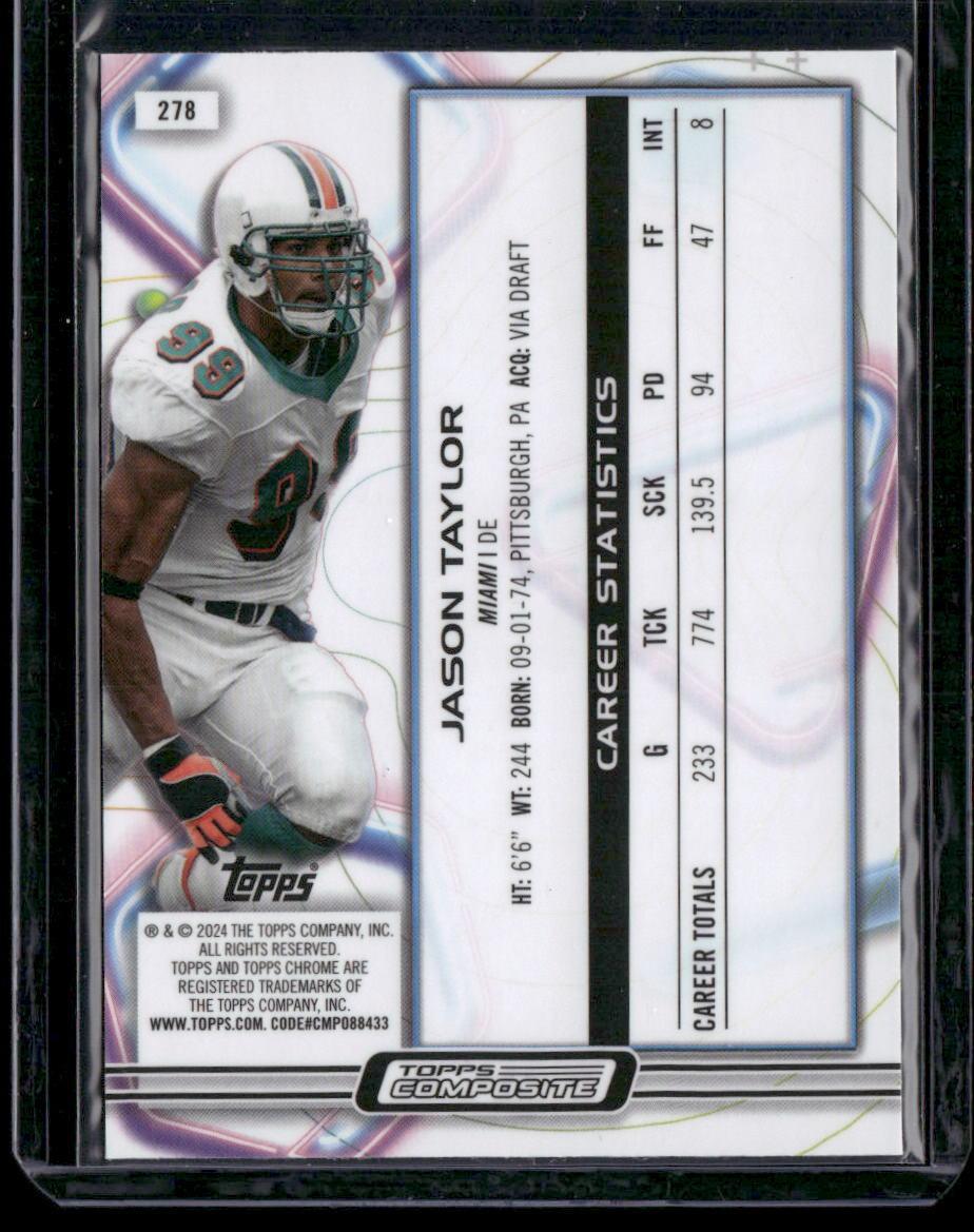 2023 Topps Composite #278 Jason Taylor