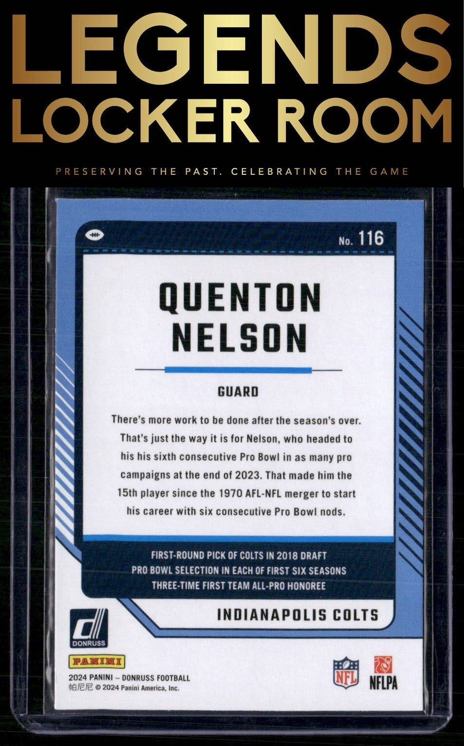 2024 Donruss #116 Quenton Nelson