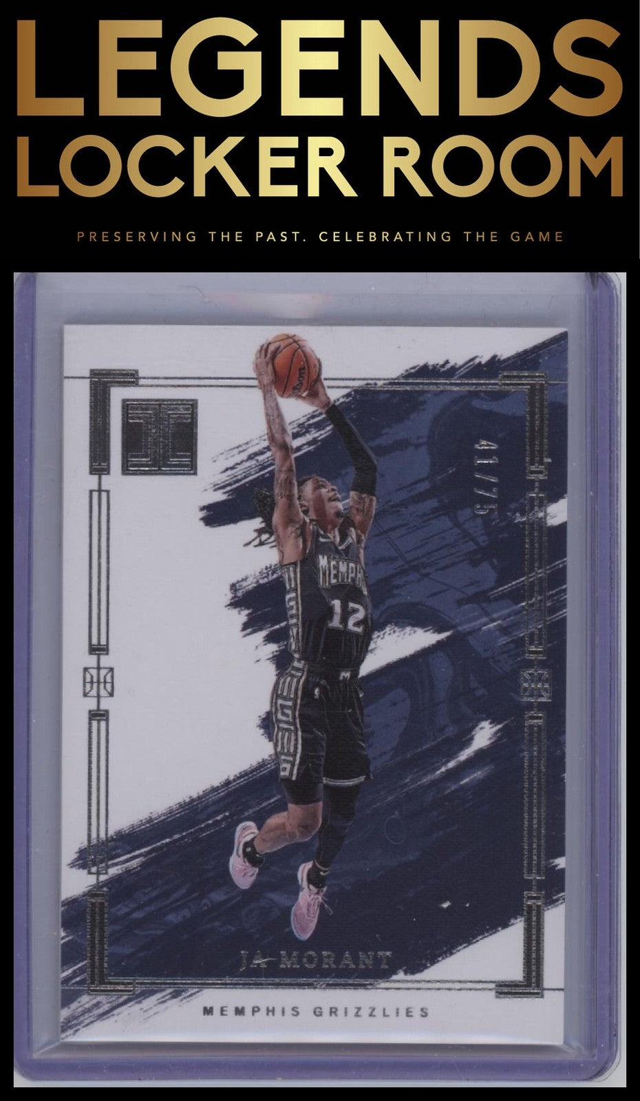 2023-24 Panini Impeccable #92 Ja Morant #/75