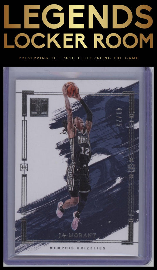 2023-24 Panini Impeccable #92 Ja Morant #/75