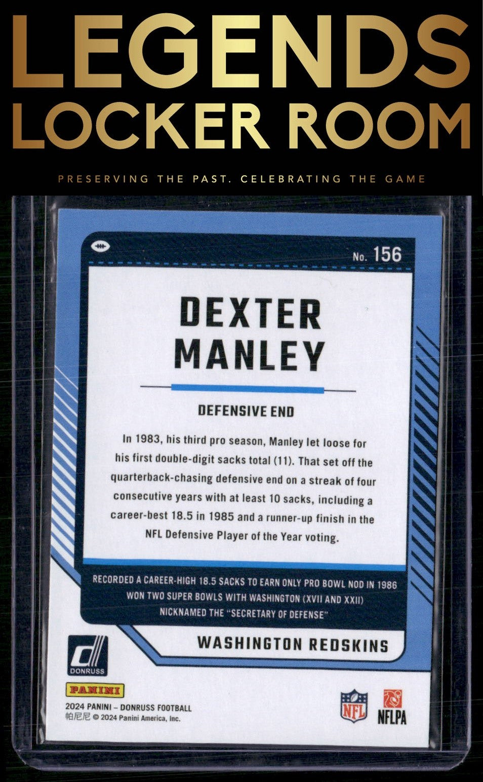 2024 Donruss #156 Dexter Manley