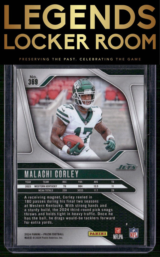 2024 Panini Prizm #369 Malachi Corley