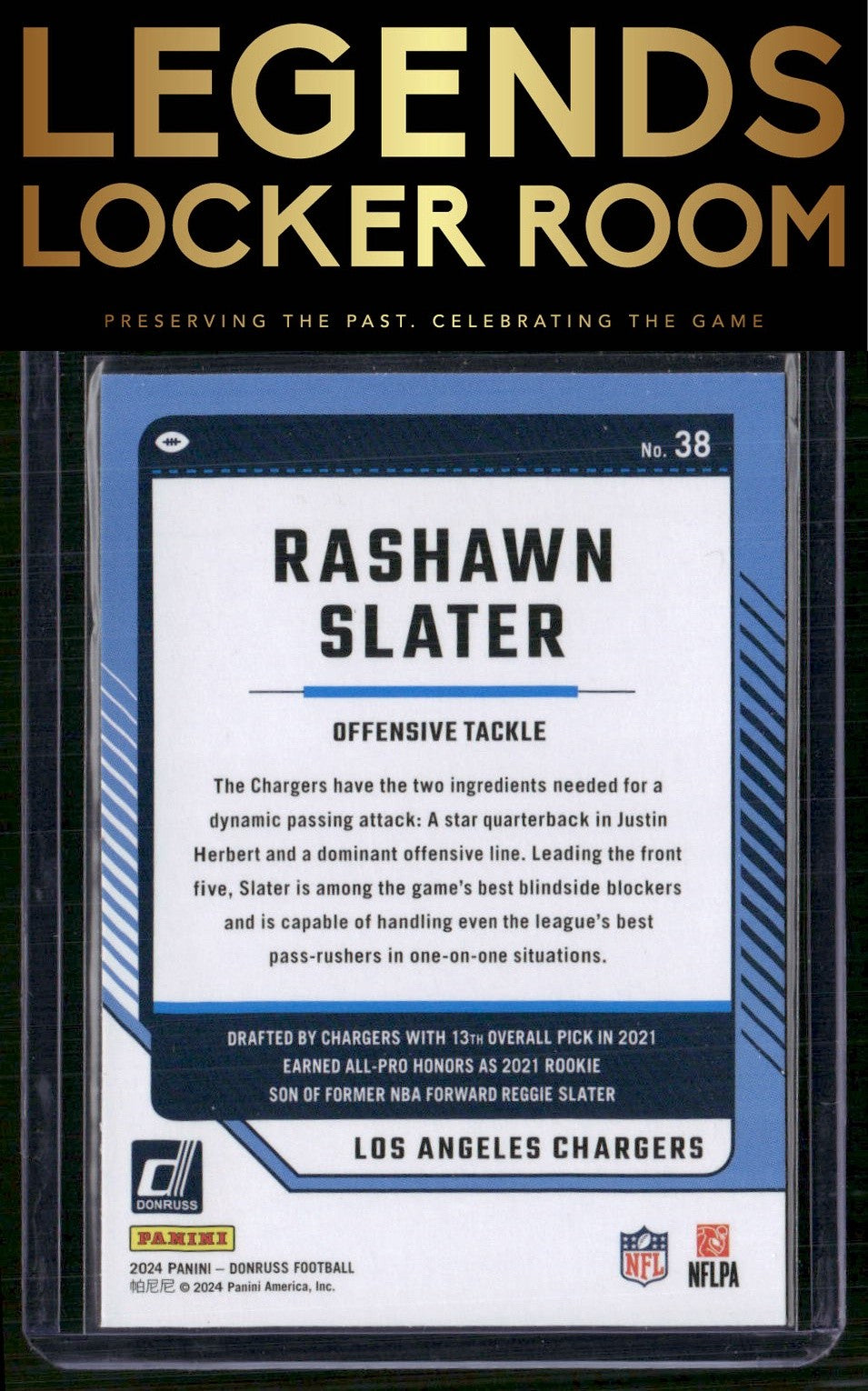 2024 Donruss #38 Rashawn Slater