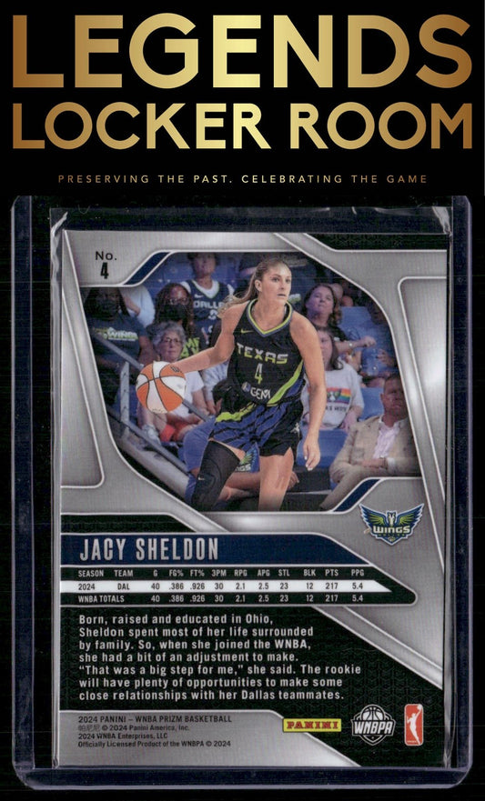 2024 Panini Prizm WNBA #4 Jacy Sheldon