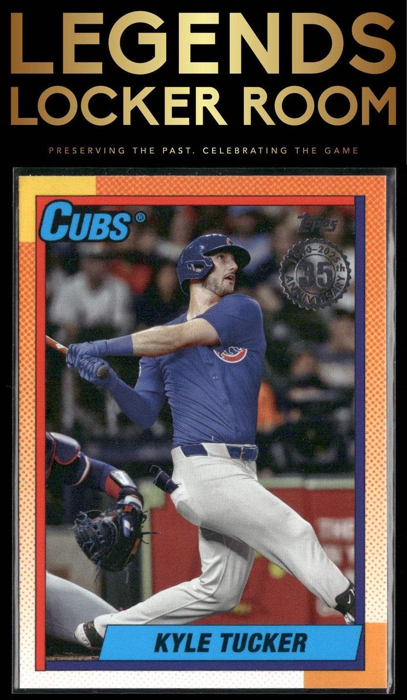2025 Topps Kyle Tucker 1990 Topps Baseball 35th Anniversary