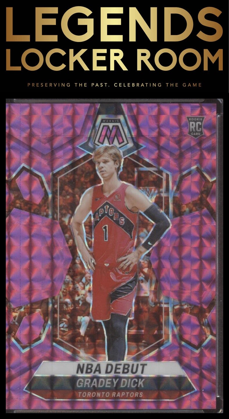 2023-24 Panini Mosaic #260 Gradey Dick Pink #/149