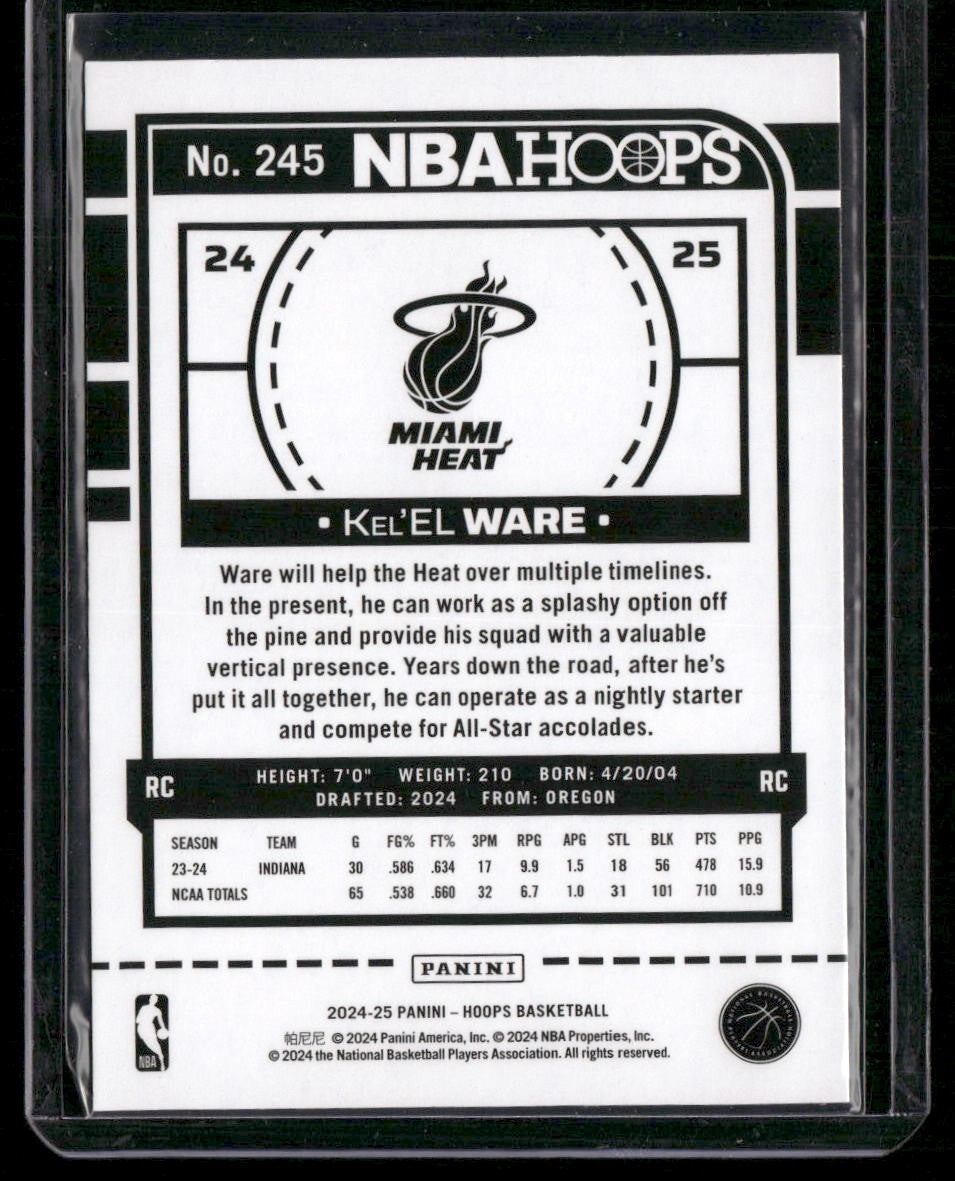 2024-25 Hoops #245 Kel'el Ware