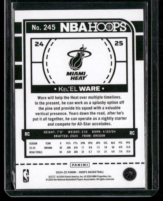 2024-25 Hoops #245 Kel'el Ware